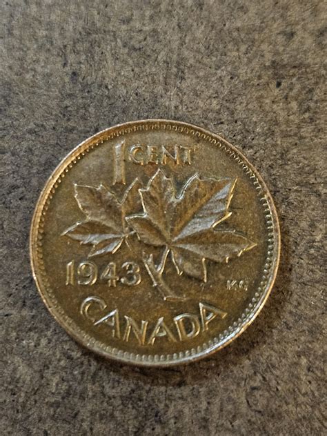 1943 Canadian Penny- King George VI Maple Leaf Coin | eBay
