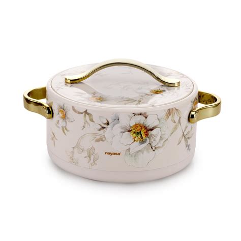 Buy Nayasa Bethany Insulated Inner Steel Casserole | 1500 ML | BPA Free ...