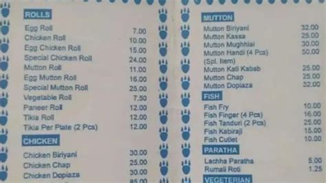 Mutton biryani Rs 32, Chicken biryani Rs 30- Menu card from 2001 goes viral