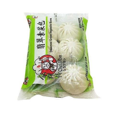 Chef Hon Green Vegetable Steamed Buns (8 oz) Delivery or Pickup Near Me ...
