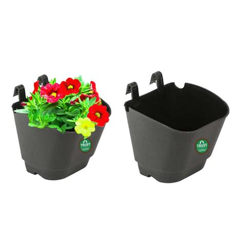 Balcony Railing Planters Pots Online India | Railing Pots Online ...