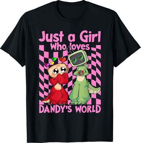 Dandy'S World Vee And Shelly | Girl Who Loves Dandy'S World T-Shirt ...