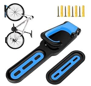 FASTPED Plastic Bike Wall Hook Holder Stand, ABS Foldable Adjustable ...