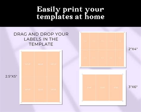 Buy Editable Label Template, Custom Packaging, Box Seal, Printable ...