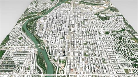 Cityscape Calgary Canada 3D Model - TurboSquid 2014941