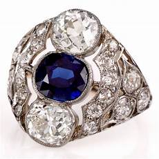 Rings For Sale by Antique Sapphire Platinum Engagement Ring For Sale Rings For Sale