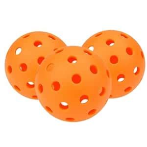 Everhype Premium Outdoor Pickleball Balls, 40 Hole Pickleball for ...