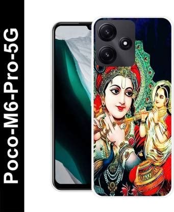 LUCKY MOBI.COM Back Cover for Poco M6 Pro 5G, KRISHNA, LORD KRISHNA ...