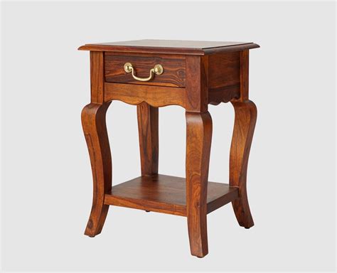 Buy Online Denmark Solid Wood Bedside Table