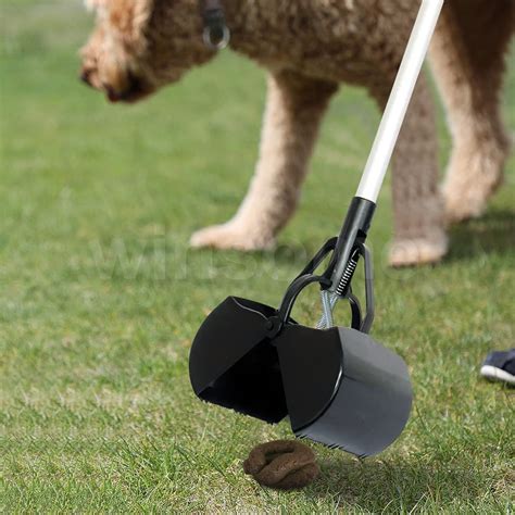 28″Long Handle Pooper Scooper Jumbo Dog Cat Poop Scoop Waste Grabber ...