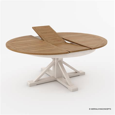 Black Round Extendable Dining Table