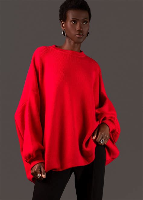 Oversized Balloon Sleeve Sweater - Kate Hewko