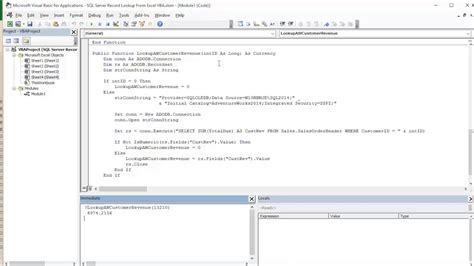 Image result for Excel VBA SQL Database