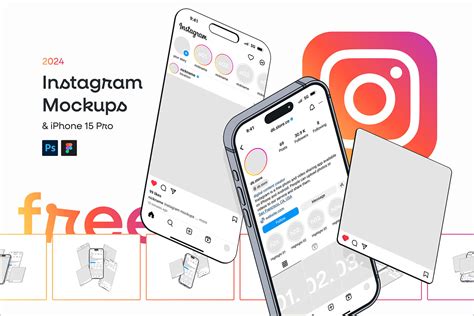 Instagram Mockup Psd Instagram Phone And Tablet Mockup | 19 Pre Made