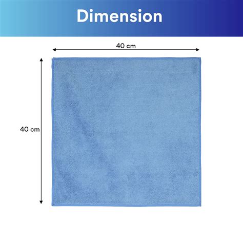 Scotch Brite Microfiber Cleaning Cloth Blue 40x40 cm Pack of 5 Wholesalers with best prices ...