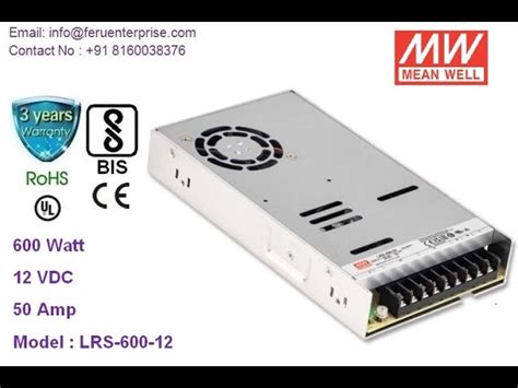 SE-600-24 Meanwell Power Supply 600W SMPS - SE-600-48 Meanwell SMPS ...