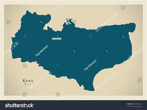 Map Kent: Over 585 Royalty-Free Licensable Stock Illustrations ...