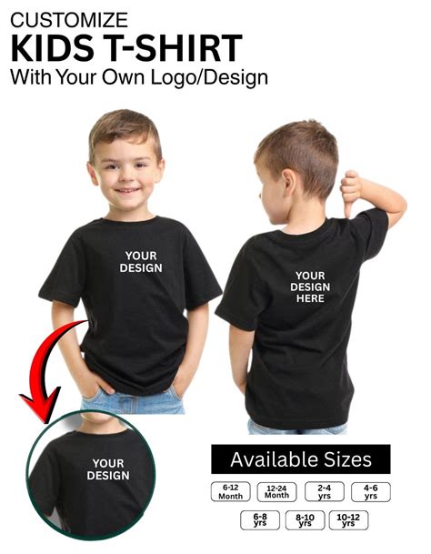 Customized Kids T-Shirt |Customized With Your Company Logo | Order Log ...