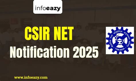 CSIR NET Notification 2025 Out for December, Apply Online, Eligibility