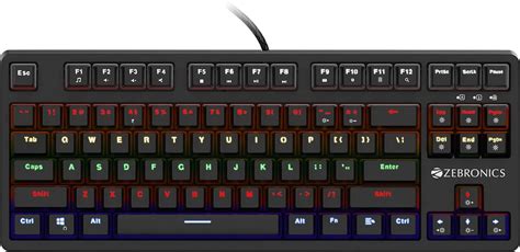 ZEBRONICS ZEB-MAX V2 Mechanical Keyboard - Microcenter India