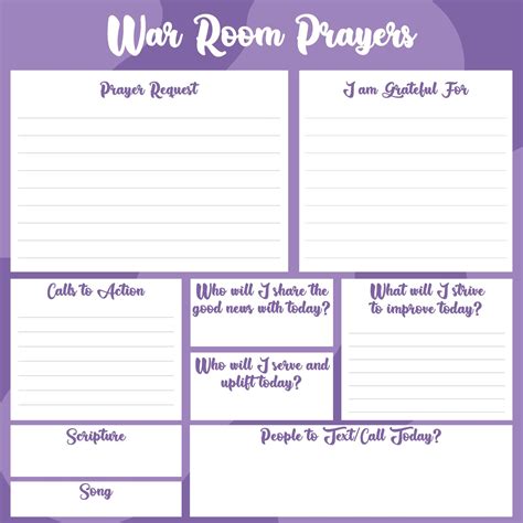 Prayer Journal Template - Social Media Template