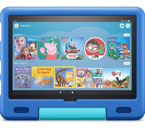Buy AMAZON Fire HD 10 10.1" Kids Tablet (2021) - 32 GB, Sky Blue | Free ...