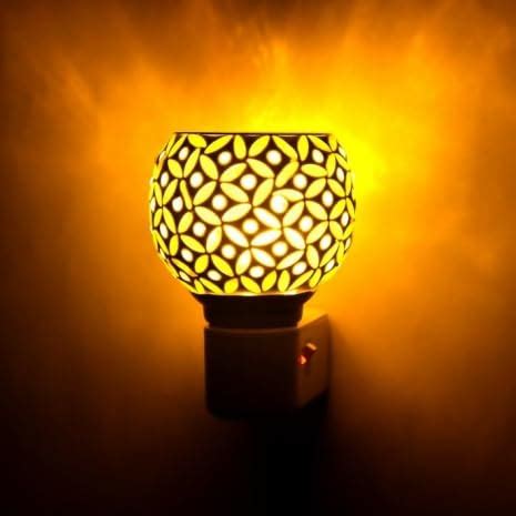 M-06 Yellow Electric Kapoor Dani | Premium Ceramic Diffuser & Incense ...