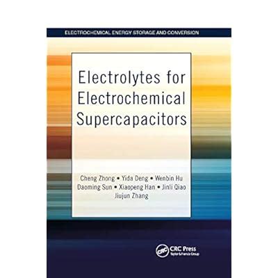 Electrolytes for Electrochemical Supercapacitors | Ubuy India