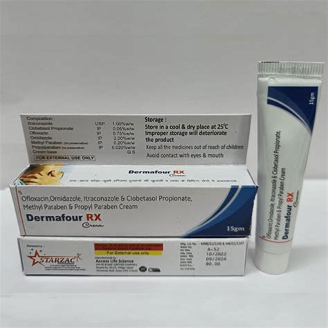 DERMAFOUR-RX Cream Starzac Formulations Pvt. Ltd.