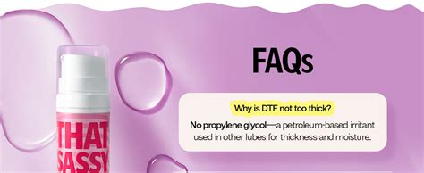 That Sassy Thing DTF Aloe Water Based Lube 50 ml, Lubricant Gel for ...