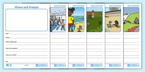Picture and Prompts Writing Template Summer Term Resource Pack for ...