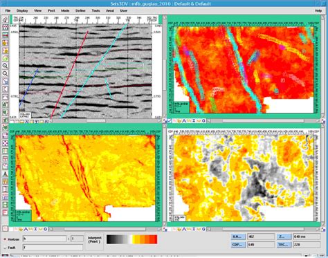 Seismic Data Processing Software 的图像结果