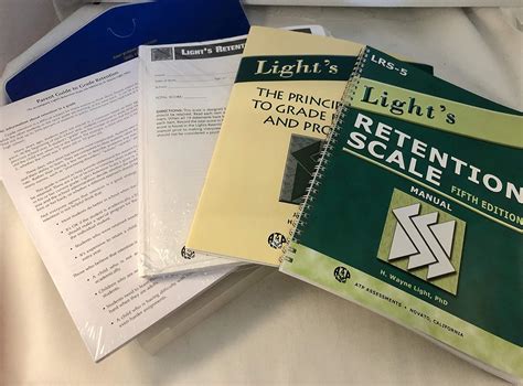 Light's Retention Scale-5th Edition (LRS-5) Test Kit: Amazon.com: Books