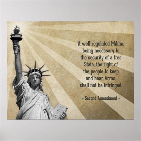 Second Amendment Poster | Zazzle.com