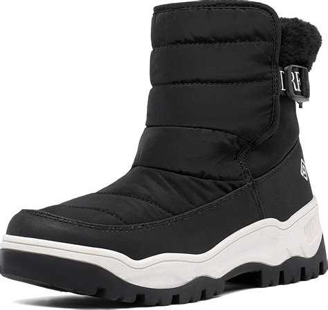 DREAM PAIRS Botas de nieve de invierno para mujer, impermeables ...