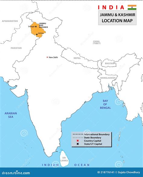 Jammu and Kashmir Map. District Map of Jammu and Kashmir in 2020 ...