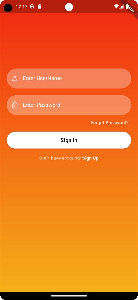 Flutter Firebase Authentication 的图像结果