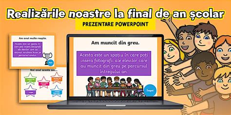 Realizările noastre la final de an școlar – PPT editabil