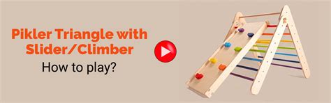 Pikler Triangle: Buy Wooden Pikler Triangle + Slider and Climber – Shumee