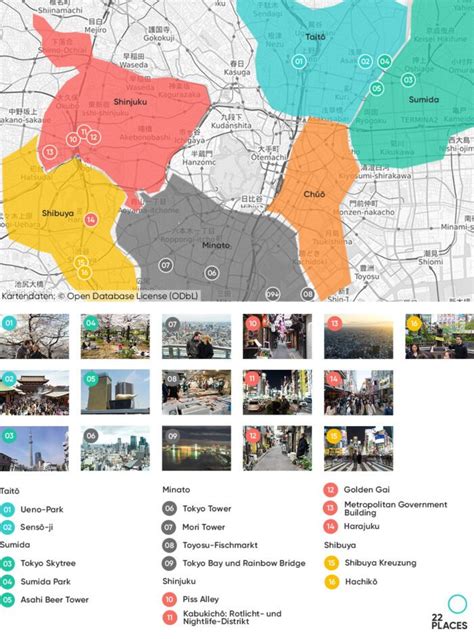 Tokyo Map & Travel Guide Top Attractions & Tips