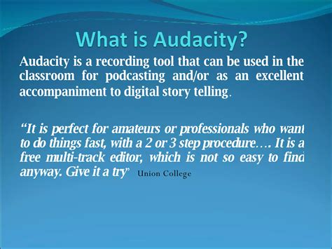 Image result for Audacity Introduction