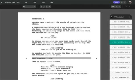 Script Writing App 的图像结果