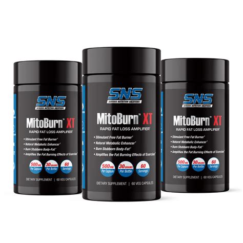 MitoBurn XT - 3 Pack | Serious Nutrition Solutions