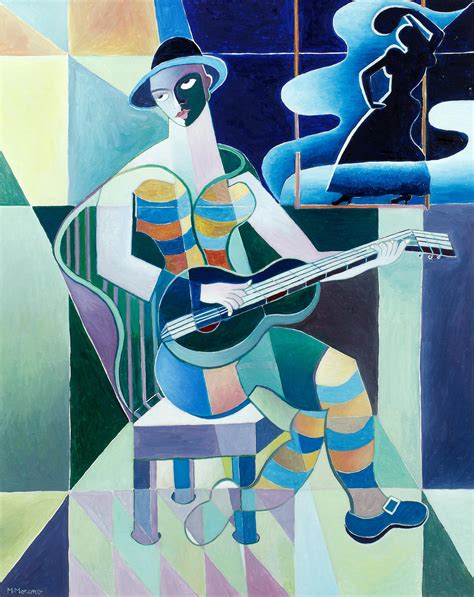 Bonhams : María Moreno (Spanish, born 1934) 'The guitar player'