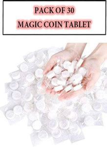 GSC Magic Tablet Coin Tissue Mini Compressed Towels Disposable Tablet ...