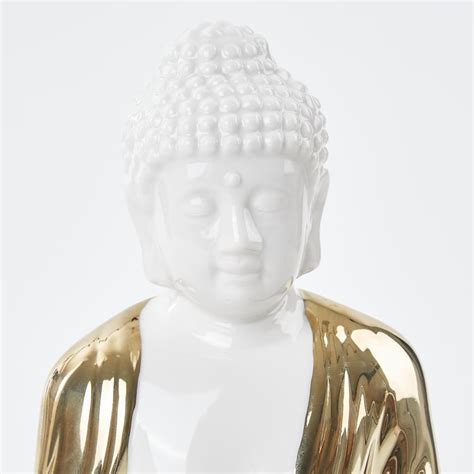 Buy Noor Ceramic Meditating Buddha Figurine from Home Centre at just ...