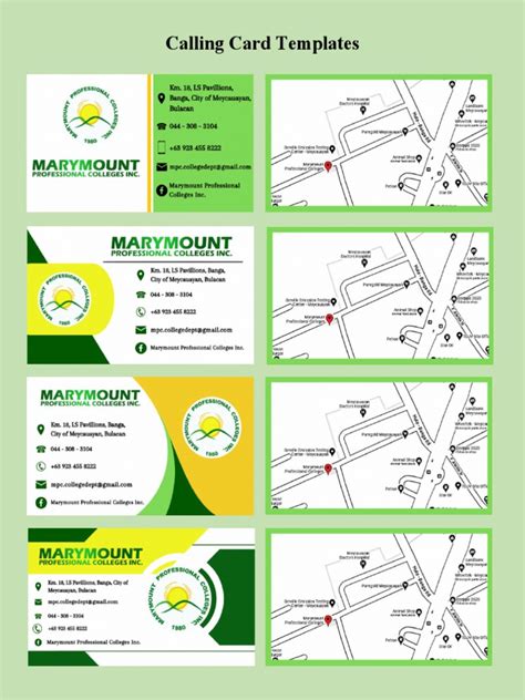 Calling Card Template | PDF