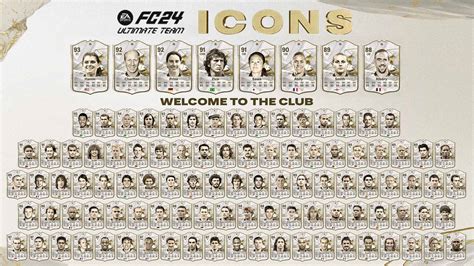 EA FC 24 Icons: Alle 105 Ikonen und ihre Ratings in Ultimate Team ...