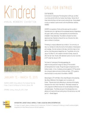 Fillable Online contemprints call for entries - Center for Contemporary ...