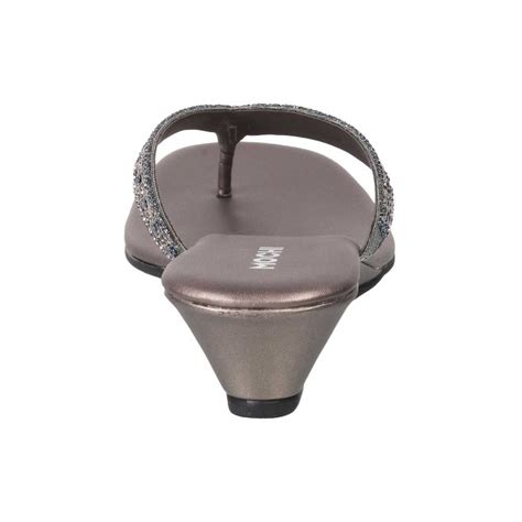 Buy Mochi Women Gun-Metal Casual Slippers Online | SKU: 35-4992-29-36 ...